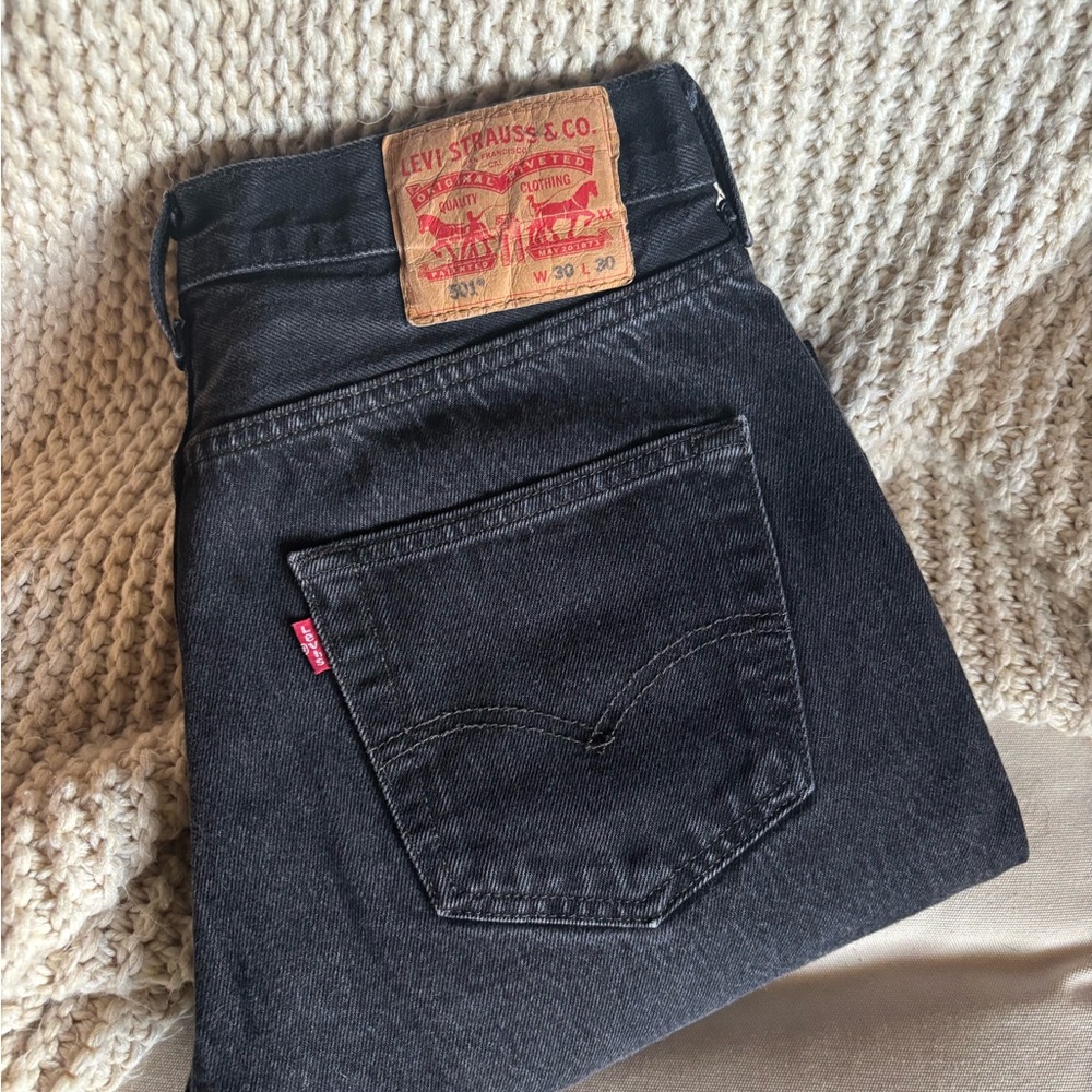 Levi's Vintage Straight Black Jeans